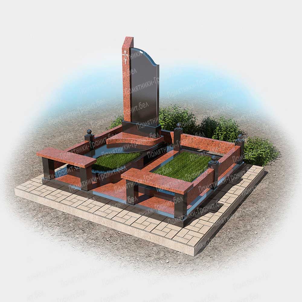 Гранитный памятник в Скидель